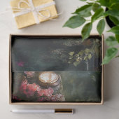 Papier Mousseline Rustic Midnight Floral Truck Decoupage (Cadeau)