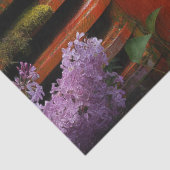 Papier Mousseline Rustic Orange Lilac Truck Decoupage (Détail)