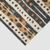 Papier Mousseline Rustic Southwestern Stripe Pattern (3) (Détail)