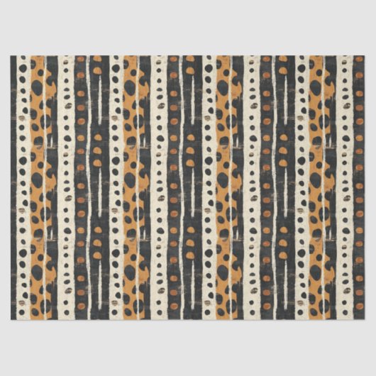 Papier Mousseline Rustic Southwestern Stripe Pattern (3) (Recto)