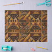 Papier Mousseline Rustic Southwestern Stripe Pattern (4) (Artisanat)