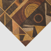 Papier Mousseline Rustic Southwestern Stripe Pattern (4) (Détail)