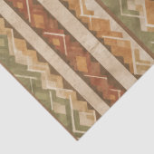 Papier Mousseline Rustic Southwestern Stripe Pattern (7) (Détail)