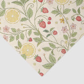 Papier Mousseline Rustic Strawberry & Citrus Earthy Pattern (1) (Détail)