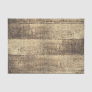 Papier Mousseline Rustic Wood Country Barres Mariage agricole