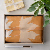 Papier Mousseline Rustique Automne Feuilles Motif (Cadeau)