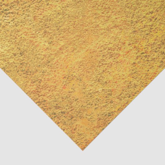 Papier Mousseline Rustique Automne Texture Or (Détail)