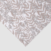 Papier Mousseline Rustique Brown Mariage Vintage Botanique (Détail)