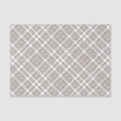 Papier Mousseline Rustique Classy Élégant Motif Plaid (Recto)