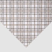 Papier Mousseline Rustique Classy Élégant Motif Plaid (Détail)