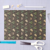 Papier Mousseline Rustique Cowboy Western Rodeo Bois fête d'annivers (Artisanat)