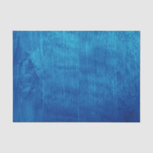 Papier Mousseline Rustique Elegant Cottage Texture Bleu Bois Grain