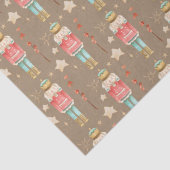 Papier Mousseline Rustique Kraft Le Noisette de Noël (Détail)