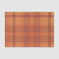Rustique Orange Automne Plaid Tartan