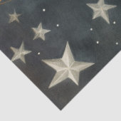 Papier Mousseline Rustique Patriotique Tall Ship Stars Découpage (Détail)