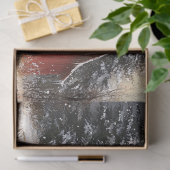 Papier Mousseline Rustique Red Grange Hiver Art Découpage Pittoresqu (Cadeau)