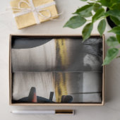 Papier Mousseline Rusty old bike v6 post-apocallyptic Tissue paper (Cadeau)