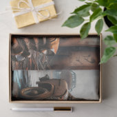 Papier Mousseline Rusty old car no3 post-apocallyptic Tissue paper  (Cadeau)