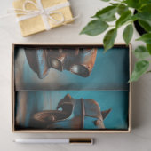 Papier Mousseline Rusty old car post-apocallyptic Tissue paper  (Cadeau)