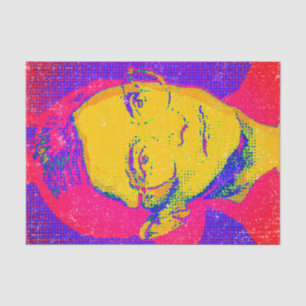 Papier Mousseline Ruth Bader Ginsburg 1983, Pop Art Portrait