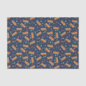 Papier Mousseline RV en pain d'épices Classe C Camper Noël (Recto)