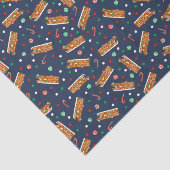 Papier Mousseline RV en pain d'épices Classe C Camper Noël (Détail)