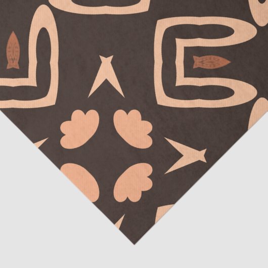 Papier Mousseline Rythme rétro (Détail)