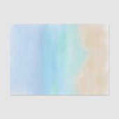 Papier Mousseline Sable, océan et Sky Beach (Recto)