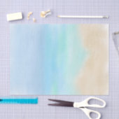 Papier Mousseline Sable, océan et Sky Beach (Artisanat)