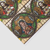 Papier Mousseline Sacré-Coeur/Immaculé Papier Tissu du Coeur (Détail)