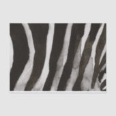 Papier Mousseline Safari Africain Peint Zebra Stripes (Recto)