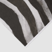 Papier Mousseline Safari Africain Peint Zebra Stripes (Détail)