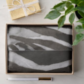 Papier Mousseline Safari Africain Peint Zebra Stripes (Cadeau)