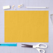 Papier Mousseline Saffron uni jaune (Artisanat)