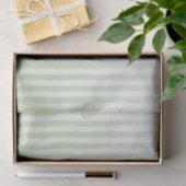 Papier Mousseline Sage doux et Gradets blancs (Cadeau)