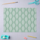 Papier Mousseline Sage Green Watercolor Pattern (Artisanat)