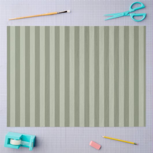 Papier Mousseline Sage vert clair et foncé (Artisanat)