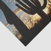 Papier Mousseline Saguaro Sunset II Arizona (Détail)