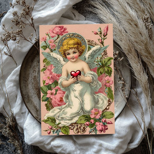 Papier Mousseline Saint-Ange victorien vintage Saint-Valentin