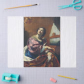 Papier Mousseline Saint Cecilia par Simon Vouet (Artisanat)