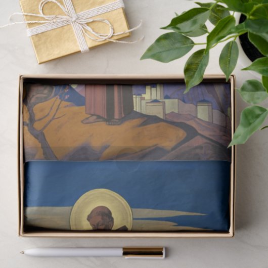 Papier Mousseline Saint François d'Assise (Saint chrétien) (Cadeau)