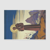 Papier Mousseline Saint François d'Assise (Saint chrétien) (Recto)