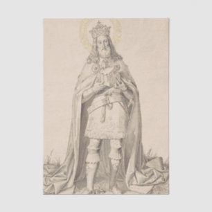 Papier Mousseline Saint Henri II le Saint Empereur romain