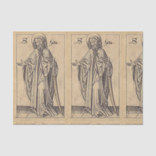 Papier Mousseline Saint Jude Thaddée l'Apôtre et frère de Jésus