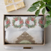 Papier Mousseline Saint-Nic Holiday Decoupage Paper (Cadeau)