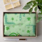 Papier Mousseline Saint Patrick's Day Shamrock Pot of Gold Black Cat (Cadeau)