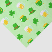 Papier Mousseline Saint Patrick's Day Shamrock Pot of Gold Celtic Kn (Détail)