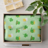 Papier Mousseline Saint Patrick's Day Shamrock Pot of Gold Celtic Kn (Cadeau)
