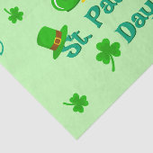 Papier Mousseline Saint Patrick's Day Shamrock Pot of Gold Celtic Kn (Détail)