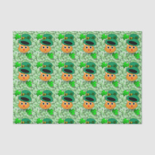Papier Mousseline Saint Patrick's Day Tissue Paper Cat